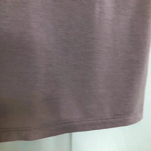 Tahari Short Sleeved Shirt Flowy Light Purple Size Medium - Picture 12 of 15